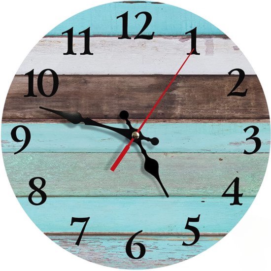 Cozella® - Horloge murale - Klok - Horloge murale industrielle - Horloge murale moderne - Horloges - Modèle 5