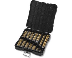 99-delig HSS-TiN metaalborenset – Titanium coating - Spiraalboor set – Borenset – Metaalborenset - Spiraalboren