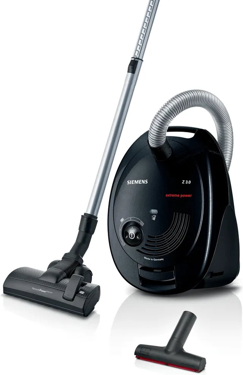 Siemens VSZ3XTRM11 Stofzuiger - Zwart