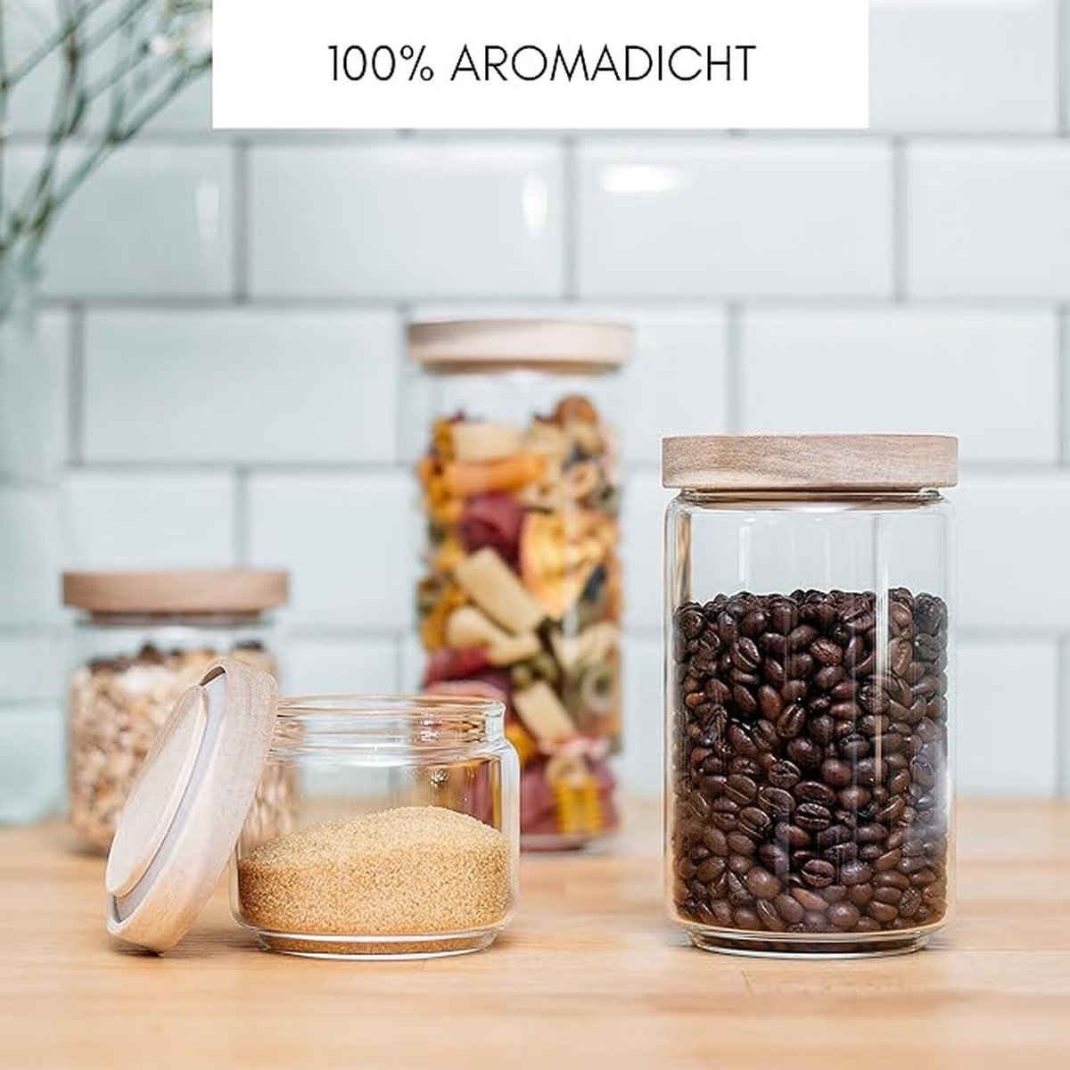 Voorraadpotten - food storage container / Luchtdichte Potten
