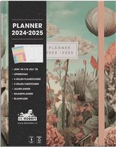 Hobbit - Planner Luxe - 2024-2025 - 1 week op 2 pagina's - A5+ (18,5 x 23 cm) - Veldbloemen oranje crème