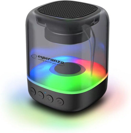 Esperanza speaker BT FM LED RGB Viola