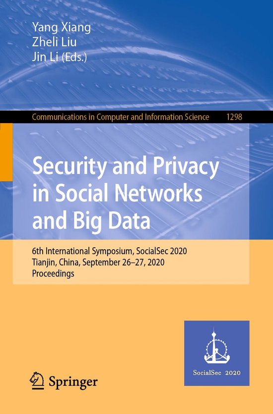 Springer Nature Proceedings Computer Science - Security and  ... - cover