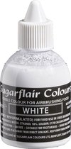 Sugarflair Airbrush Kleurstof - Voedingskleurstof - Wit - 60ml