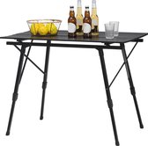 AllinShop® - Table de camping - Table pliante - Table de jardin - Pliable - Hauteur réglable - 90x52x72CM