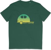 Dames T Shirt Heren - Caravan Kamperen - Groen - 3XL