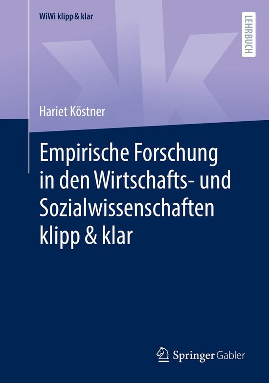 WiWi klipp & klar - Empirische Forschung in den Wirtschafts- ... - cover