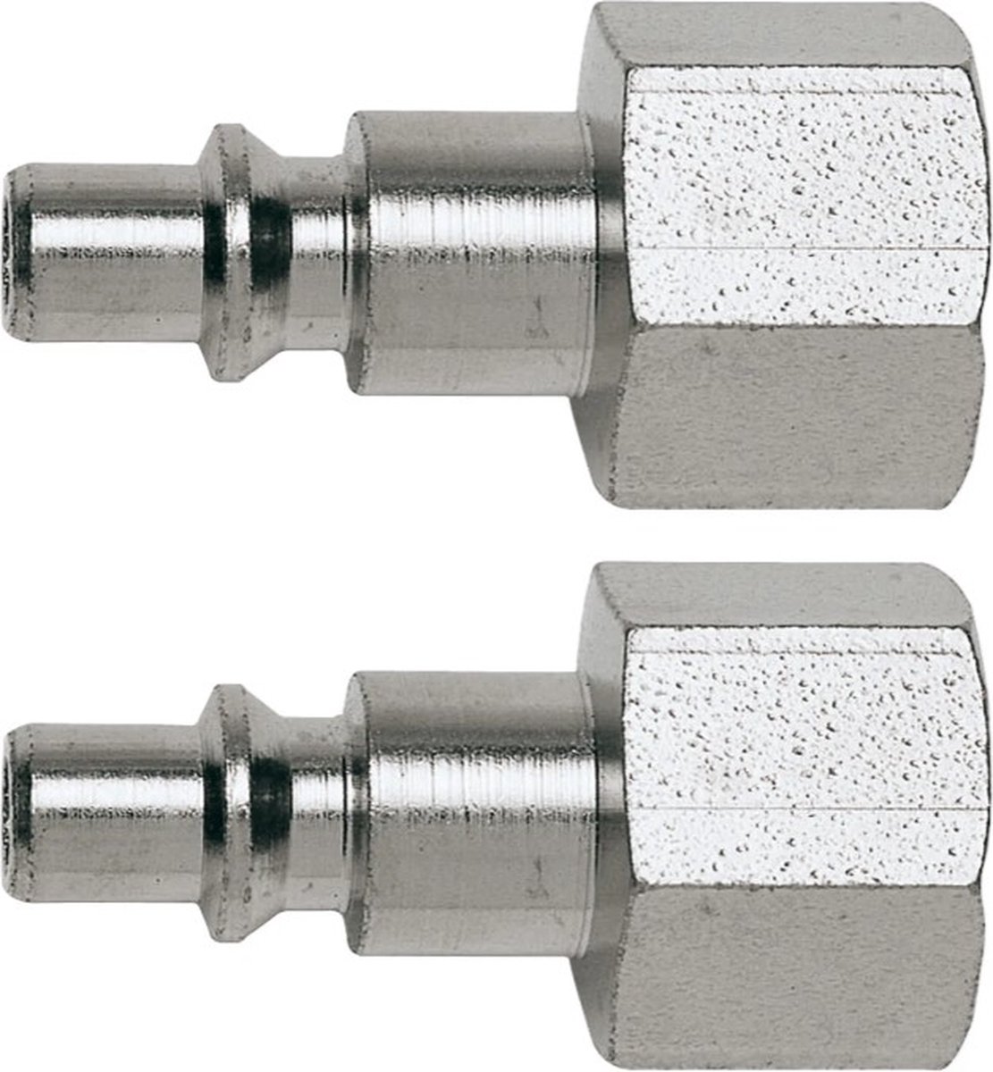 CriKo adapter voor persluchtgereedschap - Orion x 1/4" binnendraad - 2 stuks