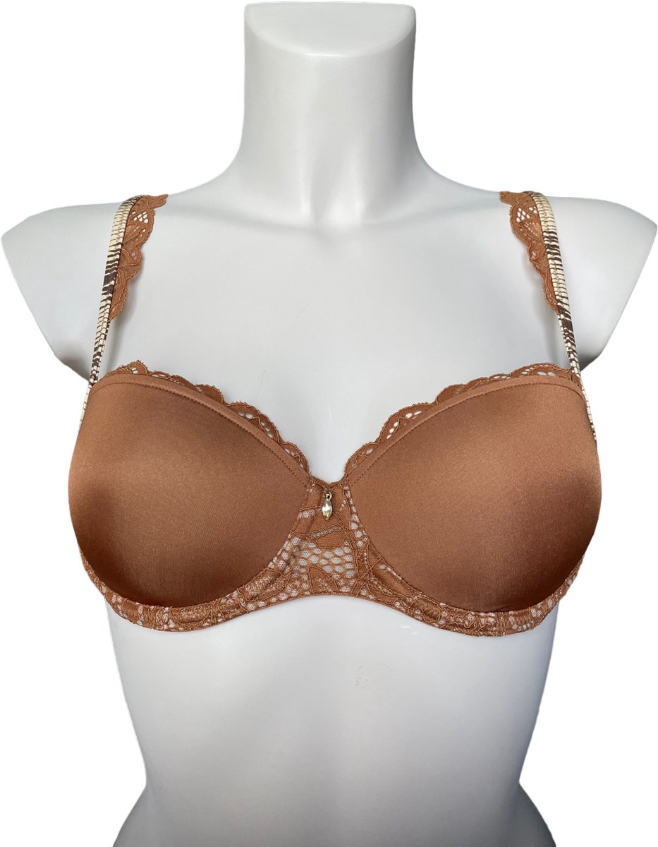 Marie Jo Amalie Voorgevormde Balconette Bh 0102549 Bronze D'oro - maat EU 65E / FR bruin