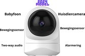 1080P Camera met App - 360° Camera - Huisdiercamera - Babyfoon - Nachtvisie - Alarm - IOS & Android - Two-way audio - Duidelijke handleiding