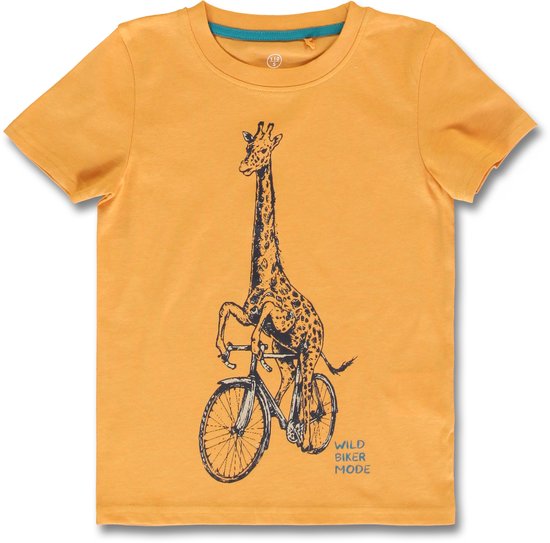 Lemon Beret t-shirt jongens - oranje - 153345 - maat 128