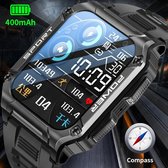 2024 Nieuwe Militaire Slimme Sport Horloge Ondersteunt Bluetooth Roepkompas Ip68 Waterdicht Heren Smart Watch Is Geschikt Voor Android En IOS