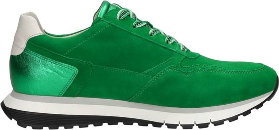 Gabor Sneakers groen Suede Dames Maat 39 bol