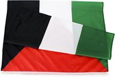 Actania Palestijnse Vlag - Free Palestine - Demonstratie - Geschikt voor Buiten - Hoge Kwaliteit - Duurzaam - Palestina