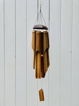 Carillon à vent en Bamboe - cintre à vent - 82 cm