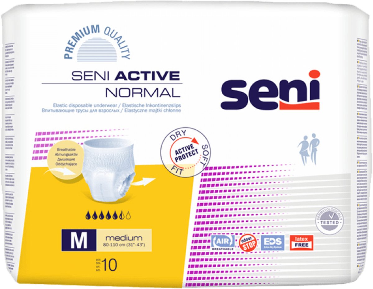 Goedkoopste Seni Active Normal Medium - 8 pakken van 10 stuks