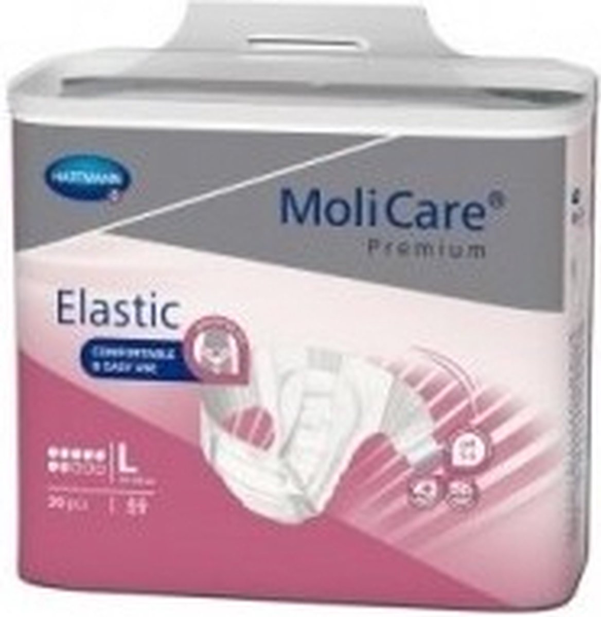 Hartmann Molicare Premium Slip Elastic 7 druppels Large - 6 pakken van 30 stuks