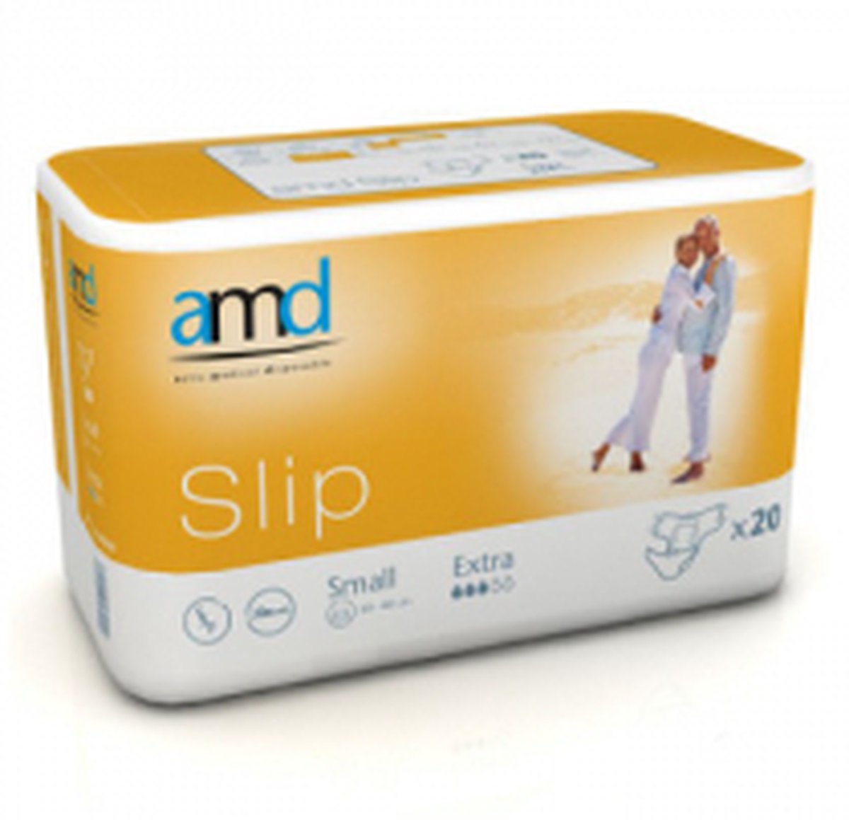 Goedkoopste AMD Slip Extra Small - 1 pak van 20 stuks
