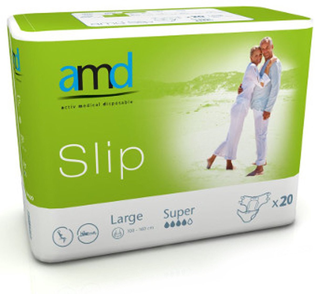 Goedkoopste AMD Slip Super Large - 1 pak van 20 stuks