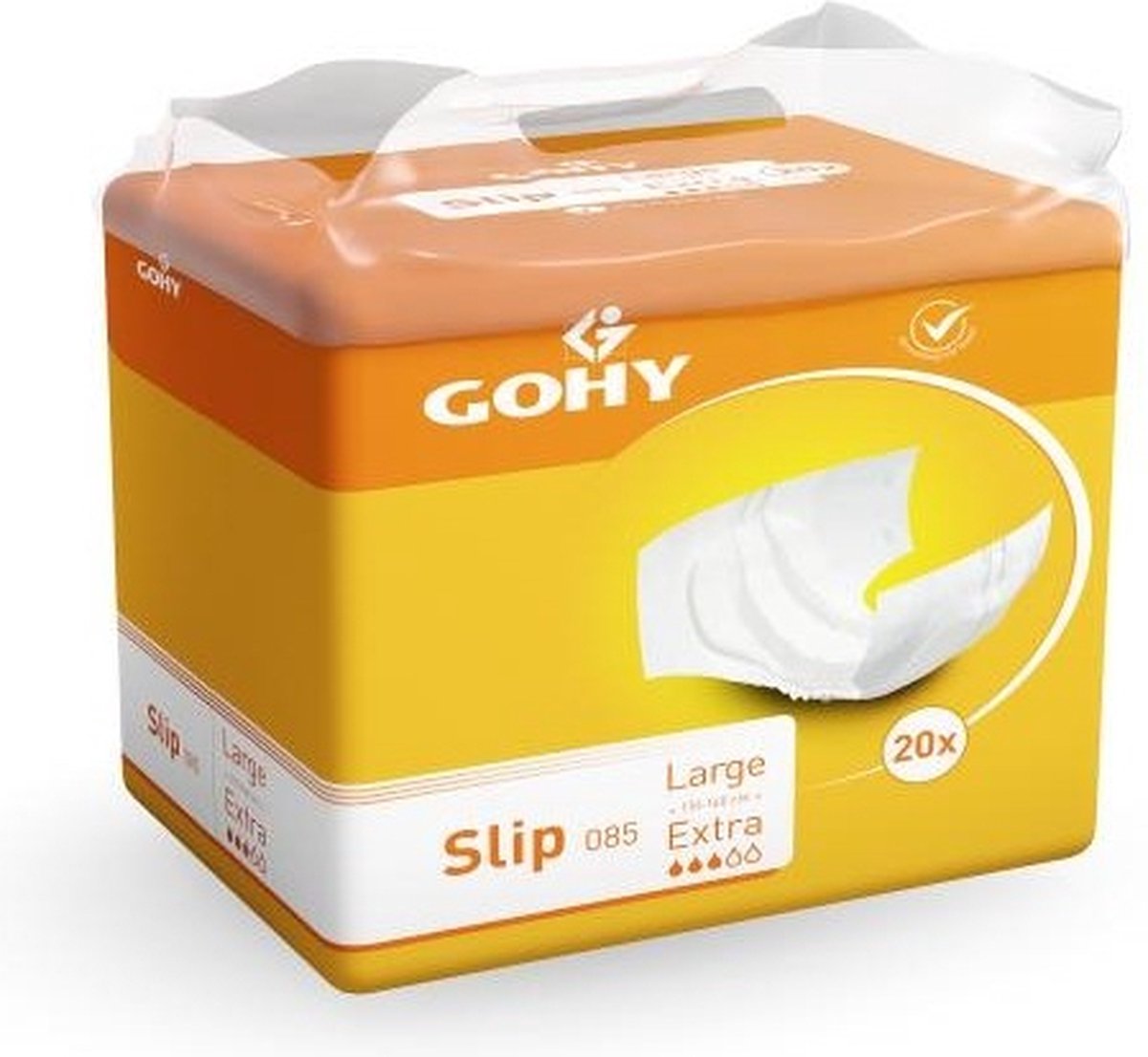Gohy Slip Extra Large - 4 pakken van 20 stuks