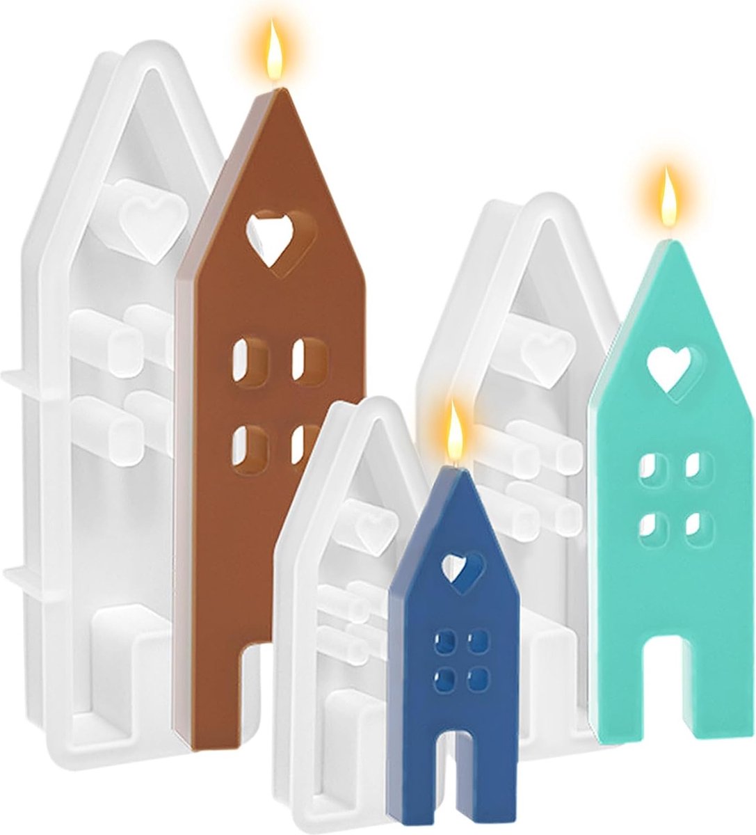 10 Moules De Maison En Silicone Pour Béton, Ciment, Décoration D'intérieur, Bricolage En Résine époxy, Diffuseur D'arômes Créatifs, Moule En Silicone, Moule De Coulée De Béton - France