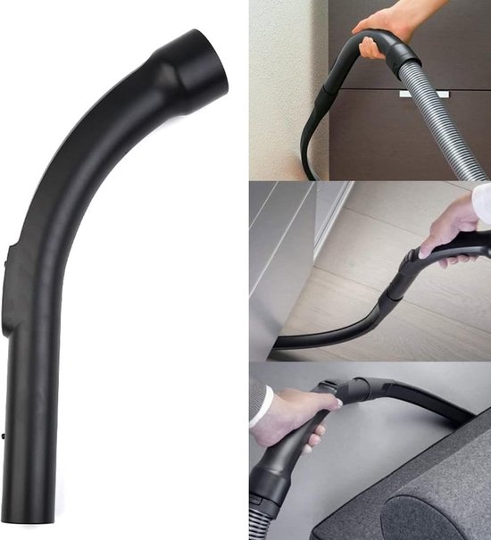 Poignée De Remplacement Ergonomique Pour Aspirateurs Miele C1 C2 C3 S1 - Modèle Noir, 2 Pièces