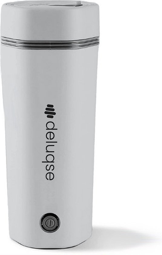 Deluqse Draagbare Waterkoker - Grijs - 350ml - Mini Waterkoker - Reis Waterkoker - Camping Waterkoker - Portable Waterkoker