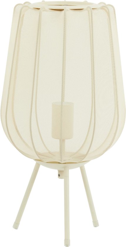 Light & Living Tafellamp Plumeria - Zand - Ø25cm - Modern