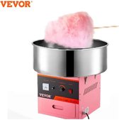 Suikerspinmachine - Suikerspin Suiker - Cotton Candy Machine 500W, 220V - RVS Kom Met Suikkerschepje