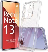 Transparant Dun TPU Hoesje Geschikt voor Xiaomi Poco M6 Pro / Redmi Note 13 Pro 4G | Back Cover | Lichtgewicht | Ultra Dun Hoesje | Flexibel | Zacht TPU | Doorzichtig