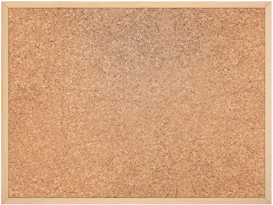 Kurk24 Kurk prikbord - houten lijst - 100 x 150 cm