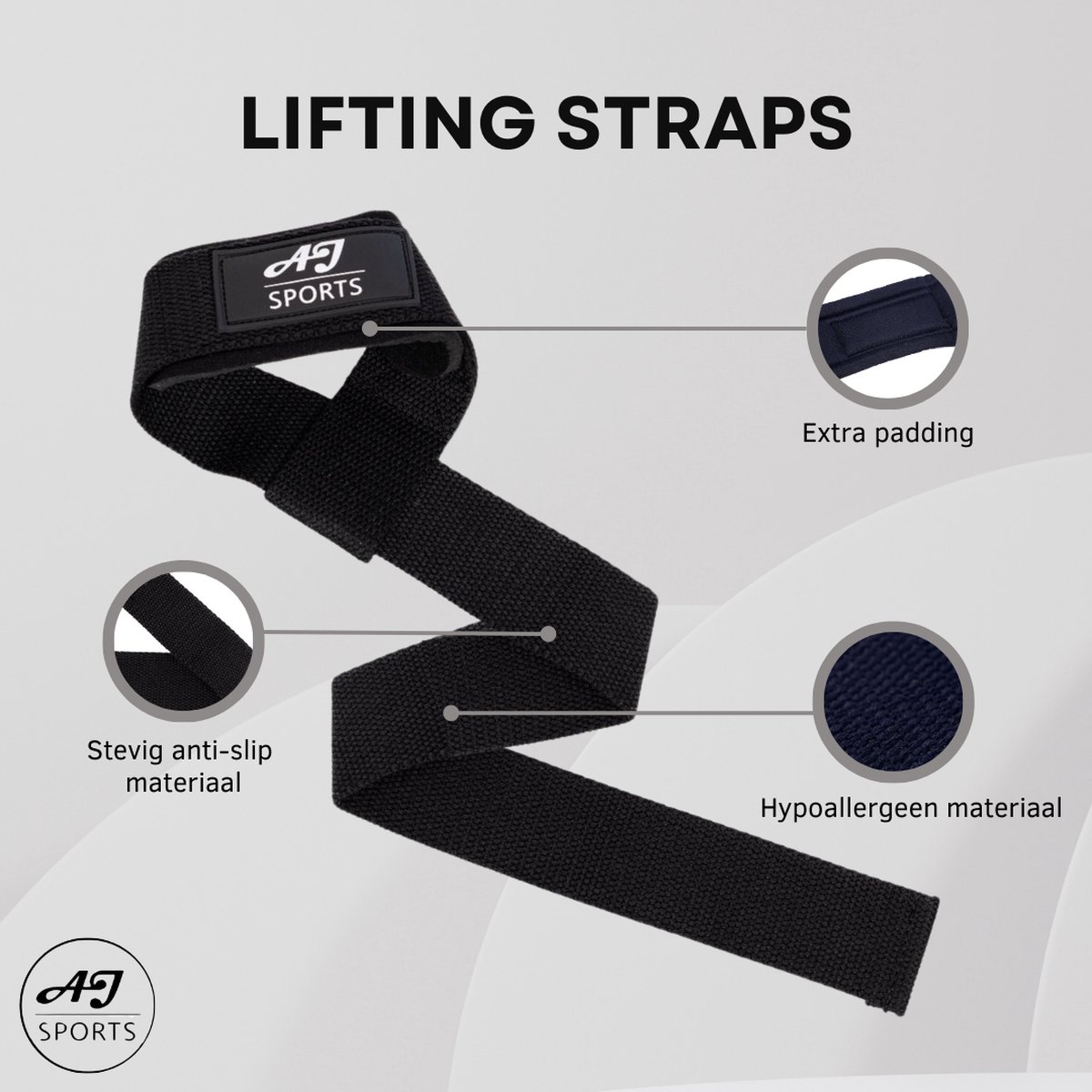 Fitness lifting straps 4