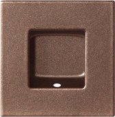 Schuifdeurkom - Brons Kleur - RVS - GPF bouwbeslag - GPF0714.A2B Bronze blend 40x40mm