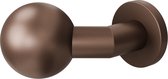 Deurknop - Brons Kleur - RVS - GPF bouwbeslag - GPF9853.A2-00R Bronze Blend verkropte kogelknop S5 55mm incl. wisselstift op ronde rechts