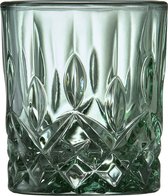 Lyngby Glas Sorrento Shotglas 4 cl 4 st. Groen