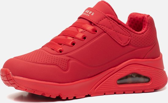 Skechers Uno-Air Blitz Meisjes Sneakers - Rood - Maat 35