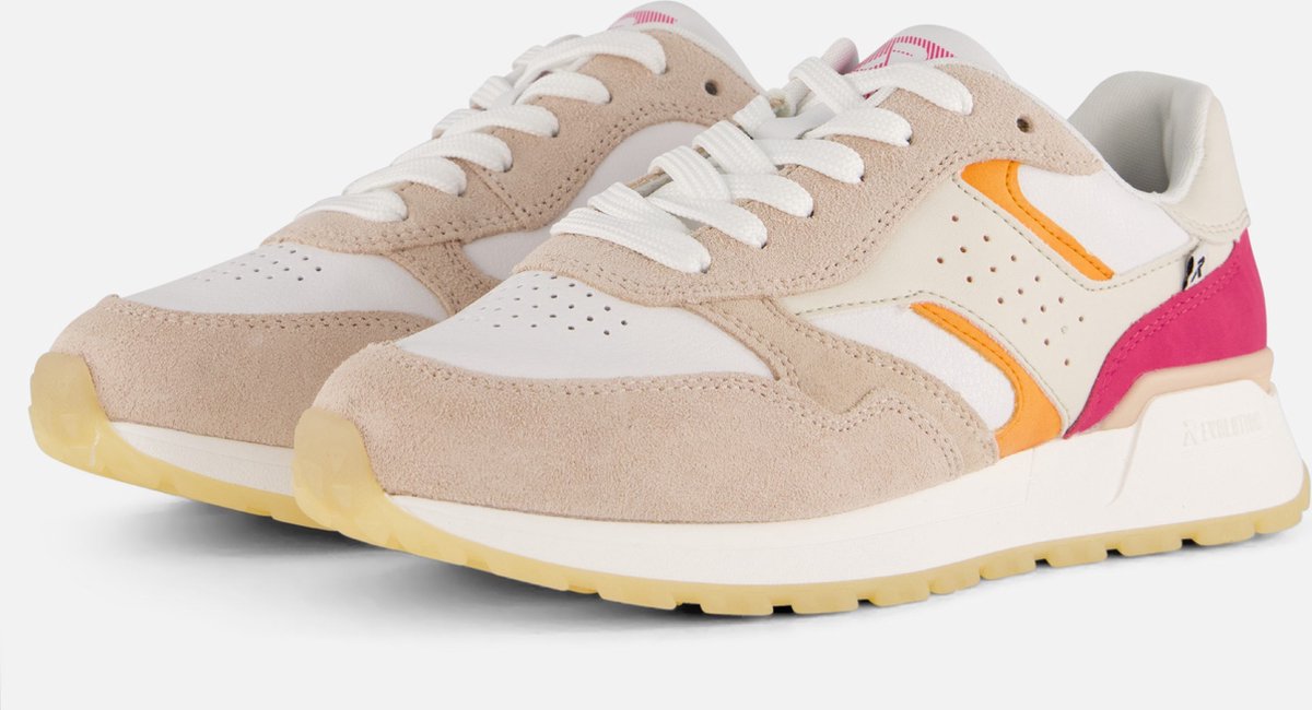 Rieker Sneakers roze Leer - Dames - Maat 36