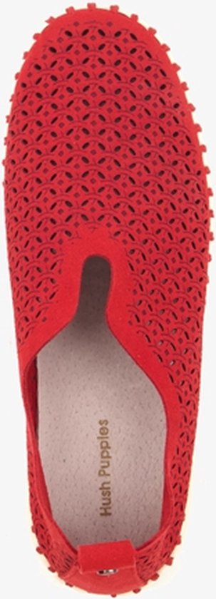 Hush Puppies Daisy dames instappers rood - Uitneembare zool