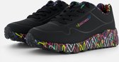 "Skechers Uno Lite Meisjes Sneakers - Zwart;Multicolour - Maat 37"