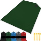 Bastix - Picknickdeken, outdoor picknickdeken, stranddeken, waterdicht, wasbaar, zandvrij, 150 x 110 cm, groen