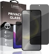 Lunso Geschikt voor Samsung Galaxy S24 Screenprotector - Privacy Glass