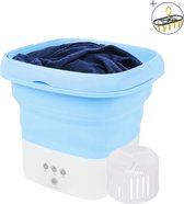 Mini wasmachine met Droogrek - Camping wasmachine - Opvouwbare wasmachine - Handwasmachine - Fruitwasser - Kampeer wasmachine - Valentijn - Wasdroger