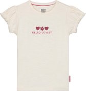 Play All Day baby T-shirt - Meisjes - Dark Off-White - Maat 68
