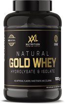 XXL Nutrition - Natural Gold Whey - Whey Hydrolisaat & Isolaat Proteïne - Eiwitpoeder Shake - 100% Natuurlijk - Chocolade - 1000 gram