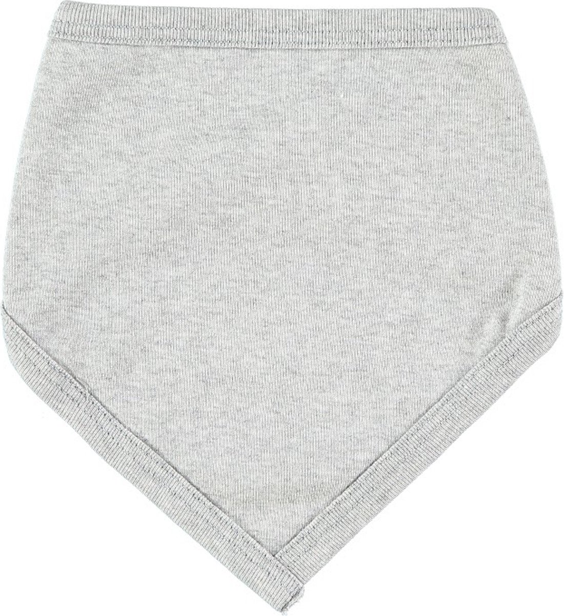 Baby slab bandana biologisch katoen grijs gemeleerd