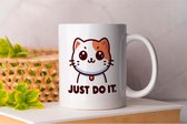 Mug Just Do It - Cats - Cadeau - Cadeau - CatLovers - Meow - KittyLove - Chats - Amoureux des chats - Chaton Amour - Prrrfect