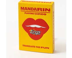 Lingo - Chinees Mandarijn speelkaarten- playingcards- talen leren- jong en oud- Chinees Mandarijnse woordenschat- woordenschat- Leer Mandarijnse woordenschat op een leuke en gemakkelijke manier- 52 essentiële vertalingen- Leren- reizen- spelen