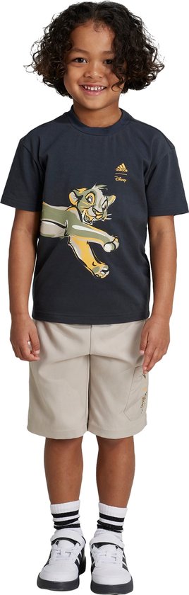 adidas Sportswear Disney Lion King T-shirt Set - Kinderen - Grijs- 122