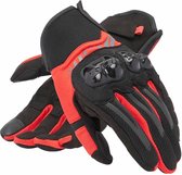 Dainese Mig 3 Air Tex Gloves Black Red Lava S - Maat S - Handschoen