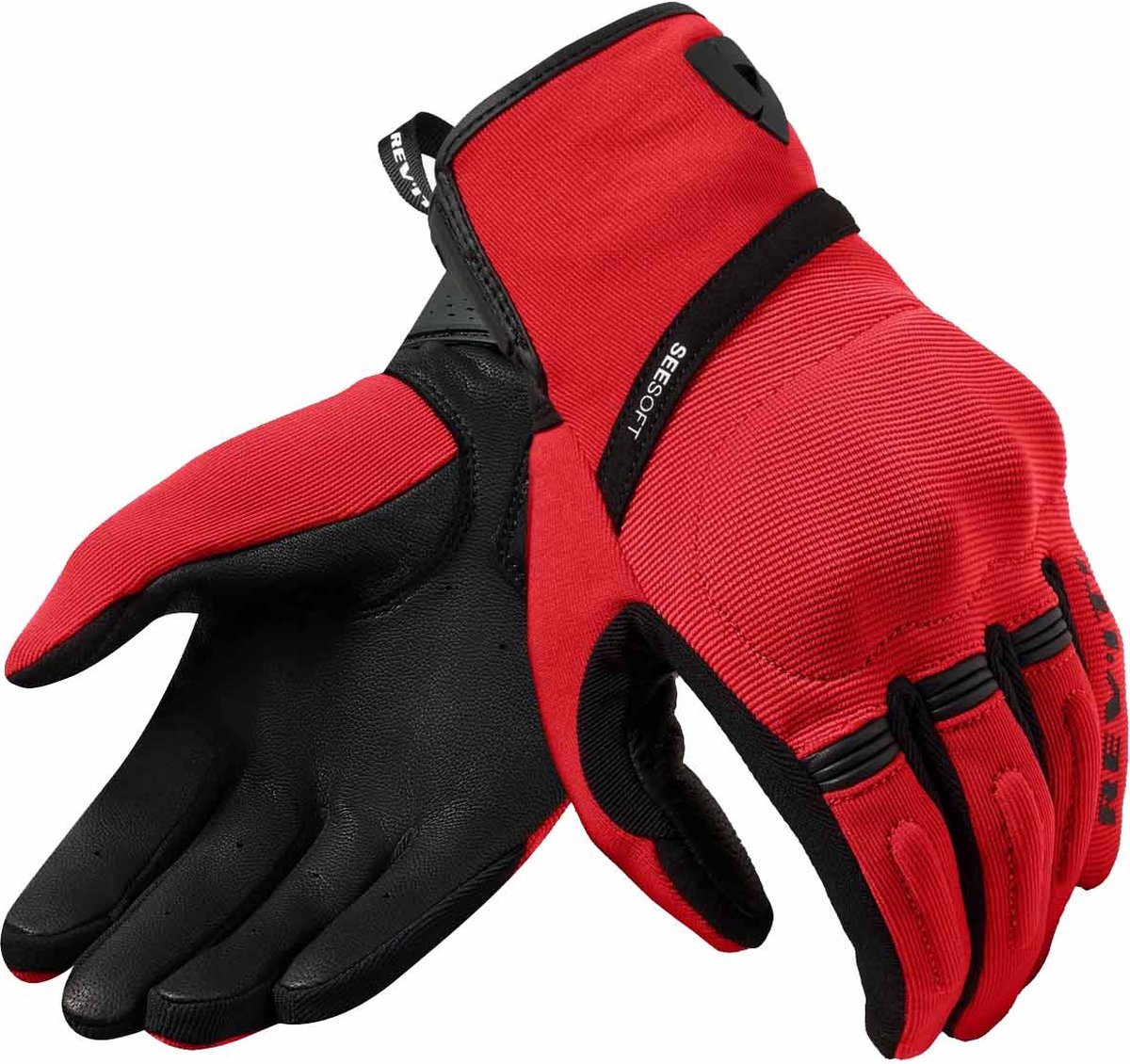 REV'IT! Gloves Mosca 2 Red Black M - Maat M - Handschoen
